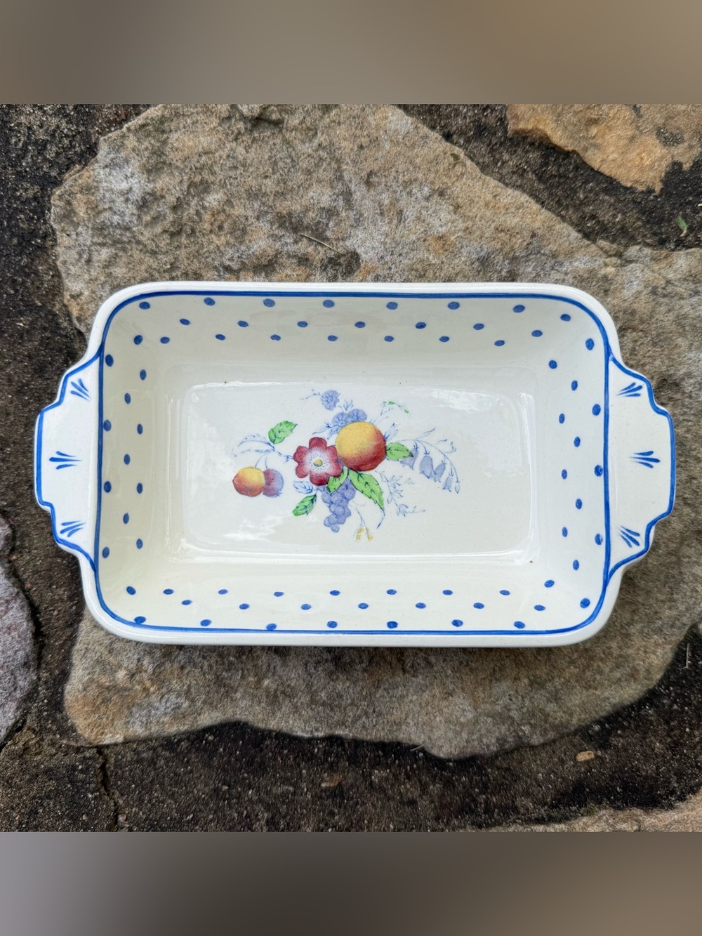 Vintage Copeland Spode England Spode’s Polka Dot Small Dish